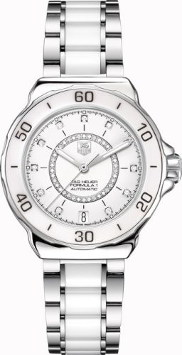 TAG Heuer Formula 1 Calibre 5 37 Stainless Steel / White - Diamond / Bracelet